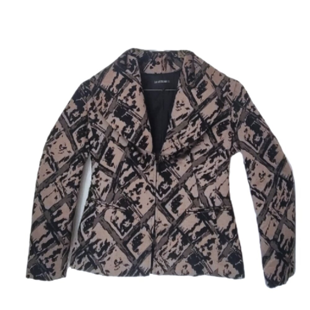 Lafayette 148 New York jacquard mohair blazer 4 6 8 EUC